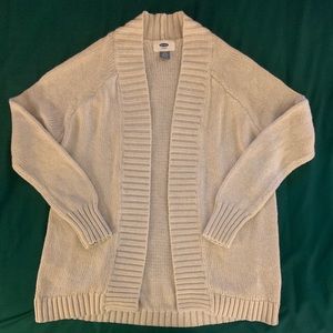Old Navy cream cardigan